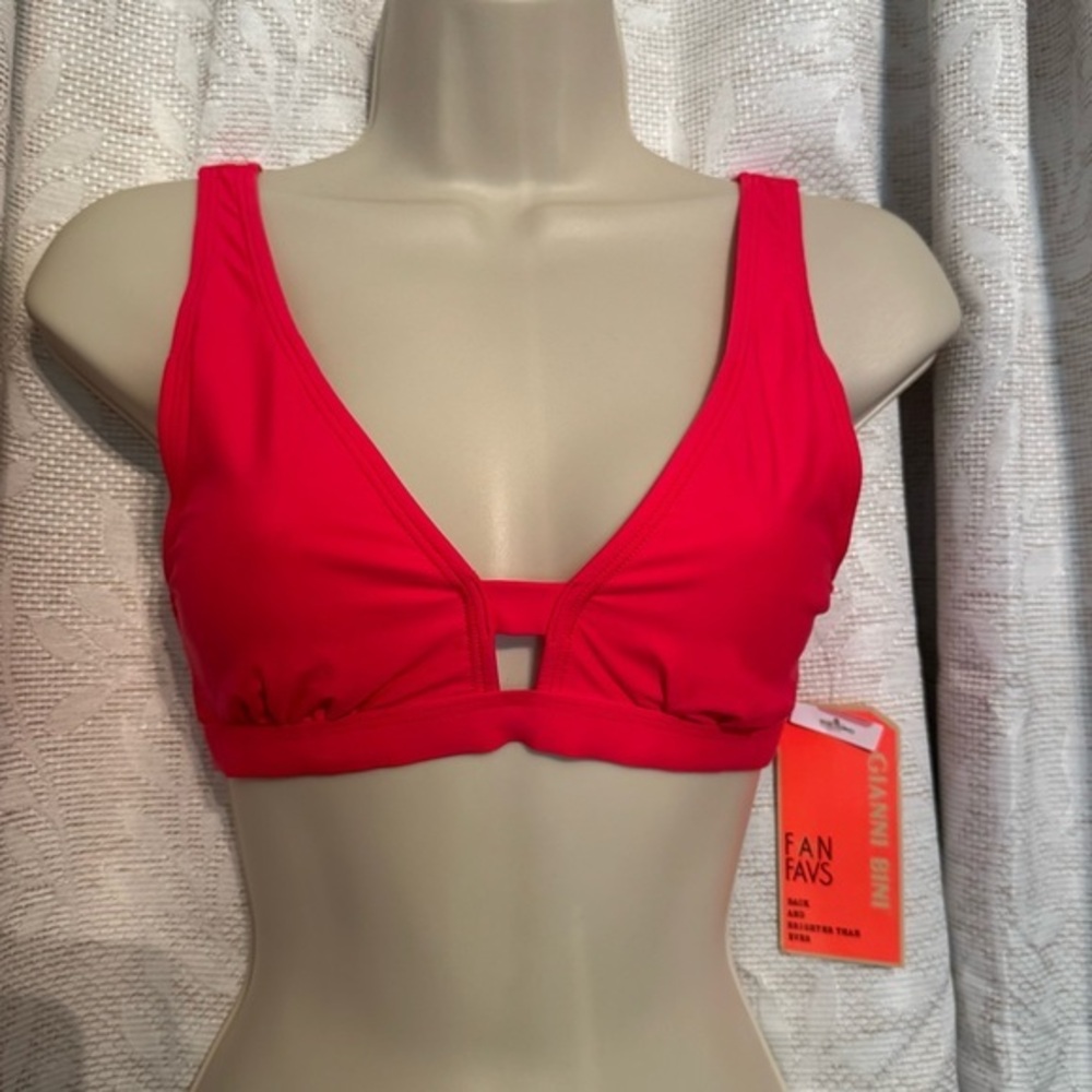Gianni Bini Strappy Back Bralette Swim Top XS